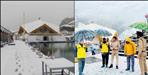 Snowfall in Yamunotri and Hemkund Sahib