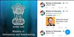 twitter account of ministry of information and broadcasting hacked