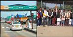 Activists of Uttarakhand Kranti Dal protest against toll tax, demand government to waive tax