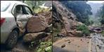 landslide on car in yamunotri highway uttarkashi