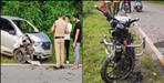 Bullet car collision in dehradun