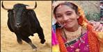 Haldwani Komla Bhuri village Bull kills Deepa Devi