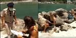 RISHIKESH TAPOVAN FOREIGNERS IN NEEM Beach