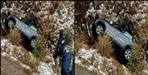 Car fell into a ditch in Chakrata Laga Pokhari