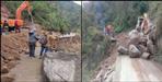 Road Blocked on Kotdwar Dugadda National Highway