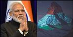 INDIAN TRICOLOR ON MATTERHORN MOUNTAIN