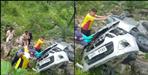 person dies as car fell into deep at tilwara baweyi road
