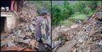 Destruction after a cloudburst in Chakrata