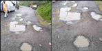 Bad condition of roads in Salt block of Almora
