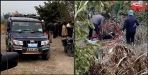 Missing school van driver half burn dead body found near highway