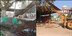 administration demolished an illegal shrine in Haridwar