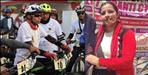 Suman Nainwal Millet Cycle Rally Uttarakhand