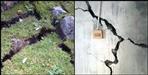Land crushed in bhandarigaon and girgaon in munsiyari