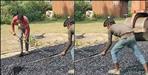 Pauri garhwal dm stopped road work
