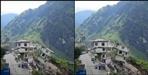 Hotel destroyed by landslide in Chamoli district