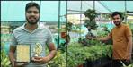Haldwani Gagan Tripathi Plant Orbit Indoor Plant Got Award