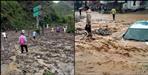 Cloudburst caused by limestone mountain in Dehradun