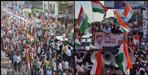 insult of national flag in aap rally uttarakhand