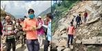 DM mangesh ghildiyal reached gangi village