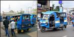 Police action against city buses Vikram in Dehradun