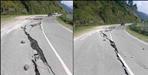 Cracks On Badrinath Highway in Pursari Chamoli
