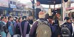 GGIC students staged a protest at the intersection