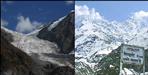 Snow melting continuously in Pindari Glacier of Uttarakhand