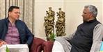 CM Pushkar Singh Dhami and Trivendra Singh Rawat met