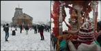 Snow in Kedarnath