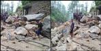 Destruction due to cloudburst in Rudraprayag