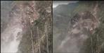 landslide on the road in chamoli