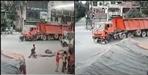 The truck hit the bike in Rudrapur, the video went viral