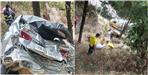 Car Fell Into A Ditch Three People Were Death in Mussoorie