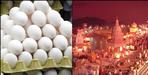 Uproar against selling eggs in Haridwar Har Ki Pauri