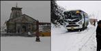 Snowfall occurred in the mountains of Uttarakhand