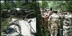 Army vehicle fell into a ditch on Badrinath highway