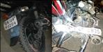 Two bikes collided in Haldwani