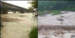 Rivers in spate due to heavy rains in Uttarakhand