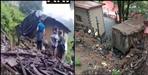 Landslide after heavy rain in Kapkot