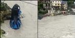 Alaknanda river water level rises in Rudraprayag