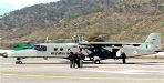 Air force aircraft successfully landing at chinyalisaur airstrip