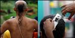 Barber cut Pandits choti in Dehradun