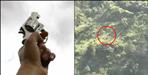 Outsiders came to the mountain and started firing