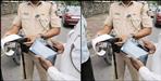 Dehradun car challaned in Delhi