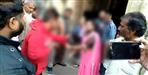 haridwar women beat youth in market video viral