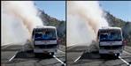 Bus caught on Rishikesh Chamba highway