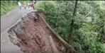 Landslide at Kilbury Pangot Road Nainital
