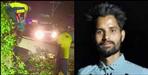 Tree fell on a moving bike in Haldwani