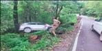 Car fell into ditch on Badrinath road