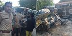 4 labourers died and 3 injured in road accident